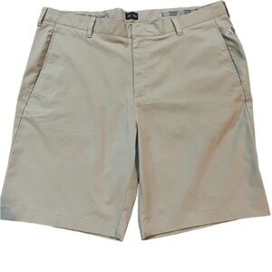 Mens adidas shorts. Button hook closure. Size 38.